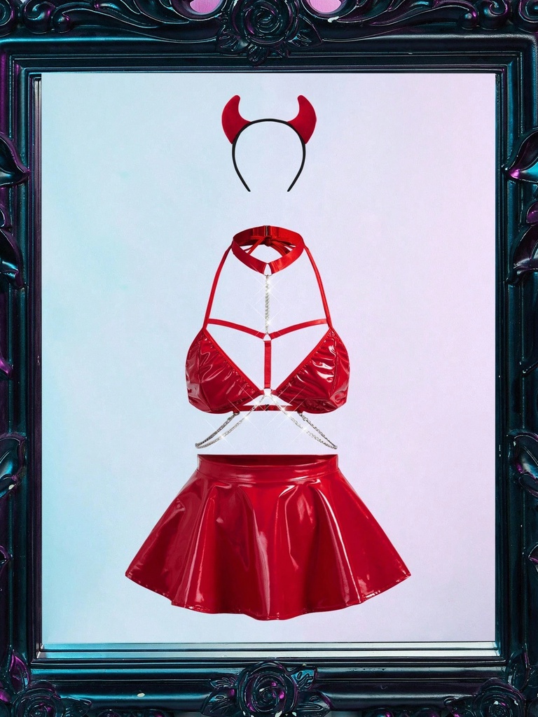 DISFRAZ DE DIABLA FEMENINO