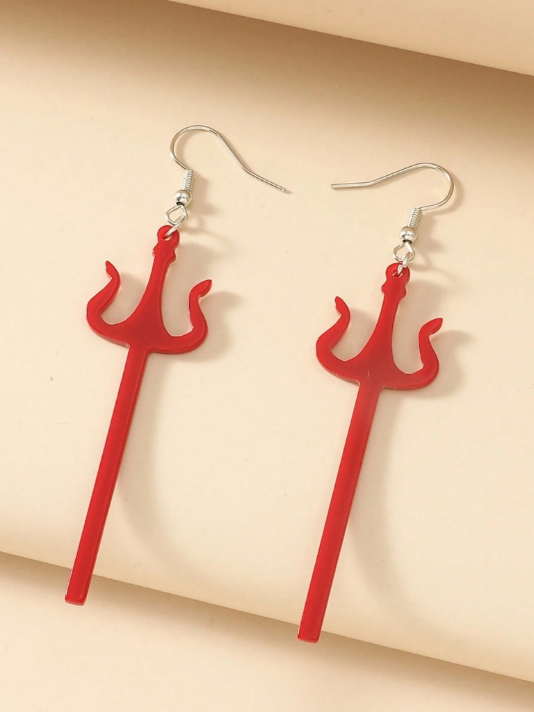 ARETES DE TENEDOR DIABLO