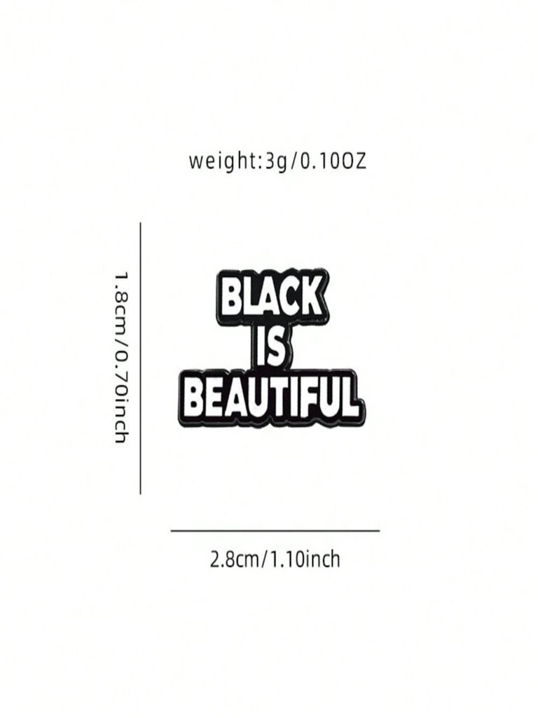 PIN BLACK IS BEAUTIFUL