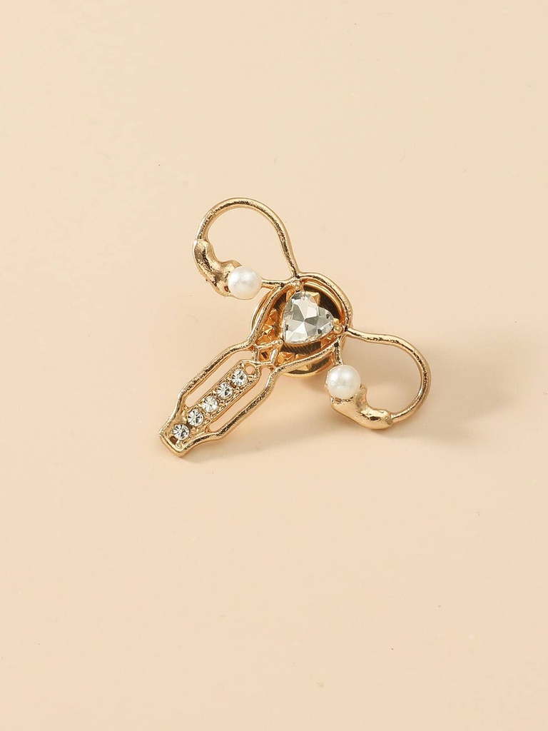 PIN DE VAGINA DORADA