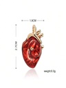 PIN DE CORAZÓN REALISTA