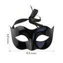 MÁSCARA VENECIANA NEGRA