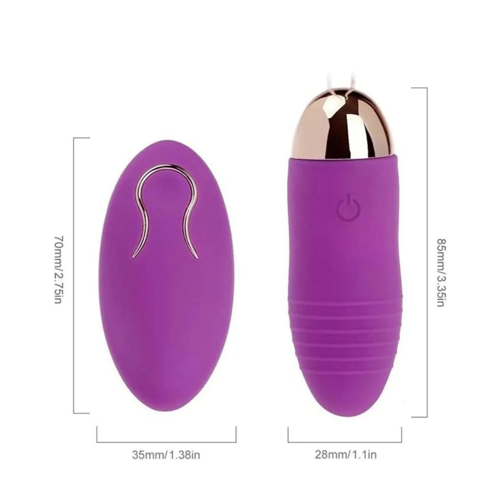 VIBRADOR TIPO HUEVO CON CONTROL
