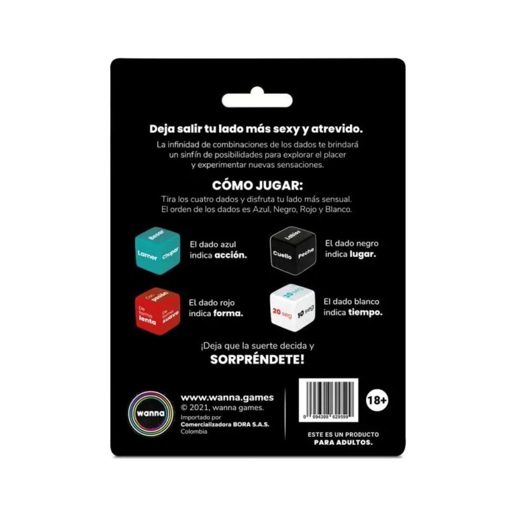 DADOS ERÓTICOS WANNA X3