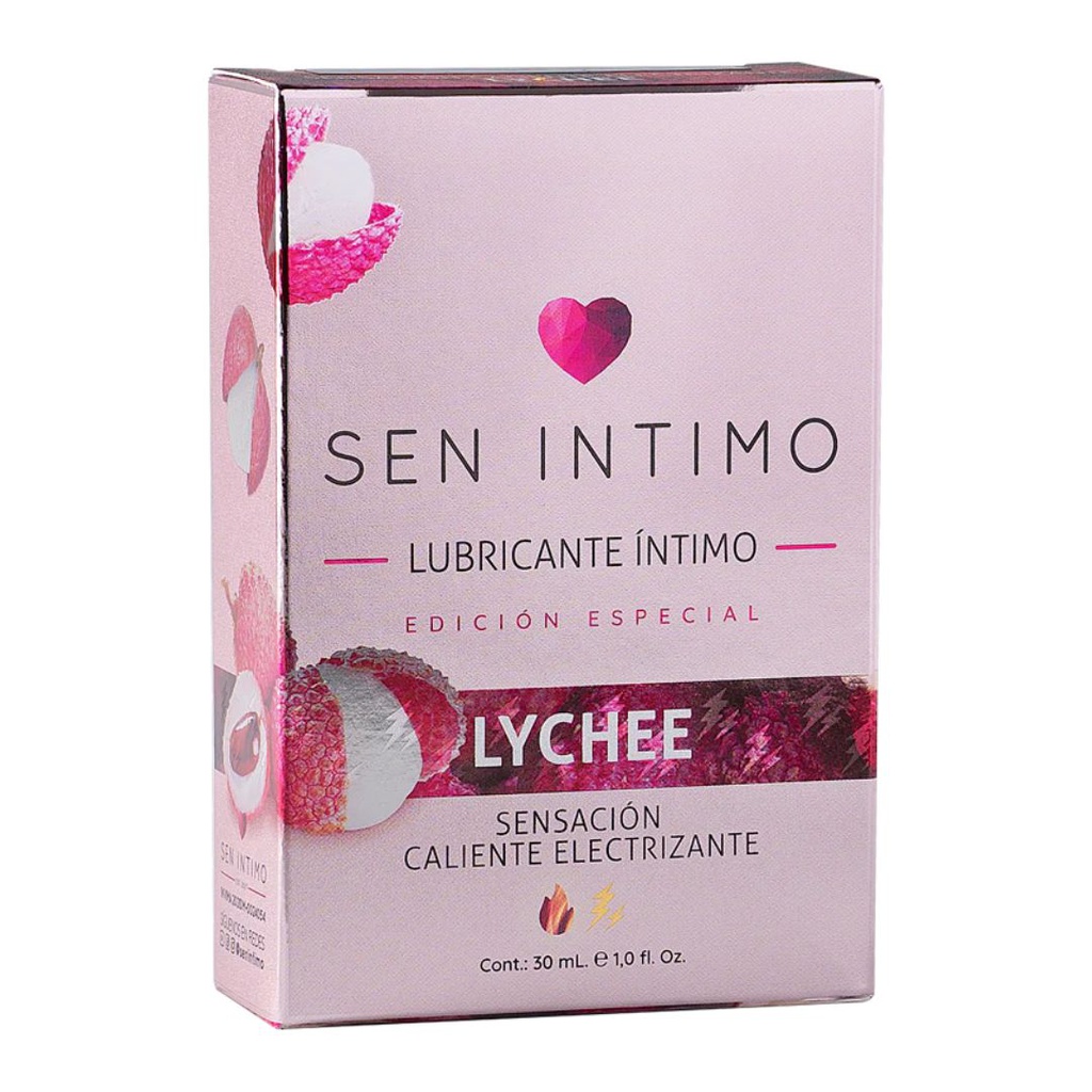 LUBRICANTE SEN INTIMO LYCHEE CALIENTE ELECTRIZANTE 30ML