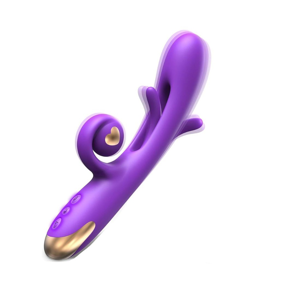 VIBRADOR DILDO FLAPPING DE PUNTO G Y ESTIMULADOR DE CLÍTORIS