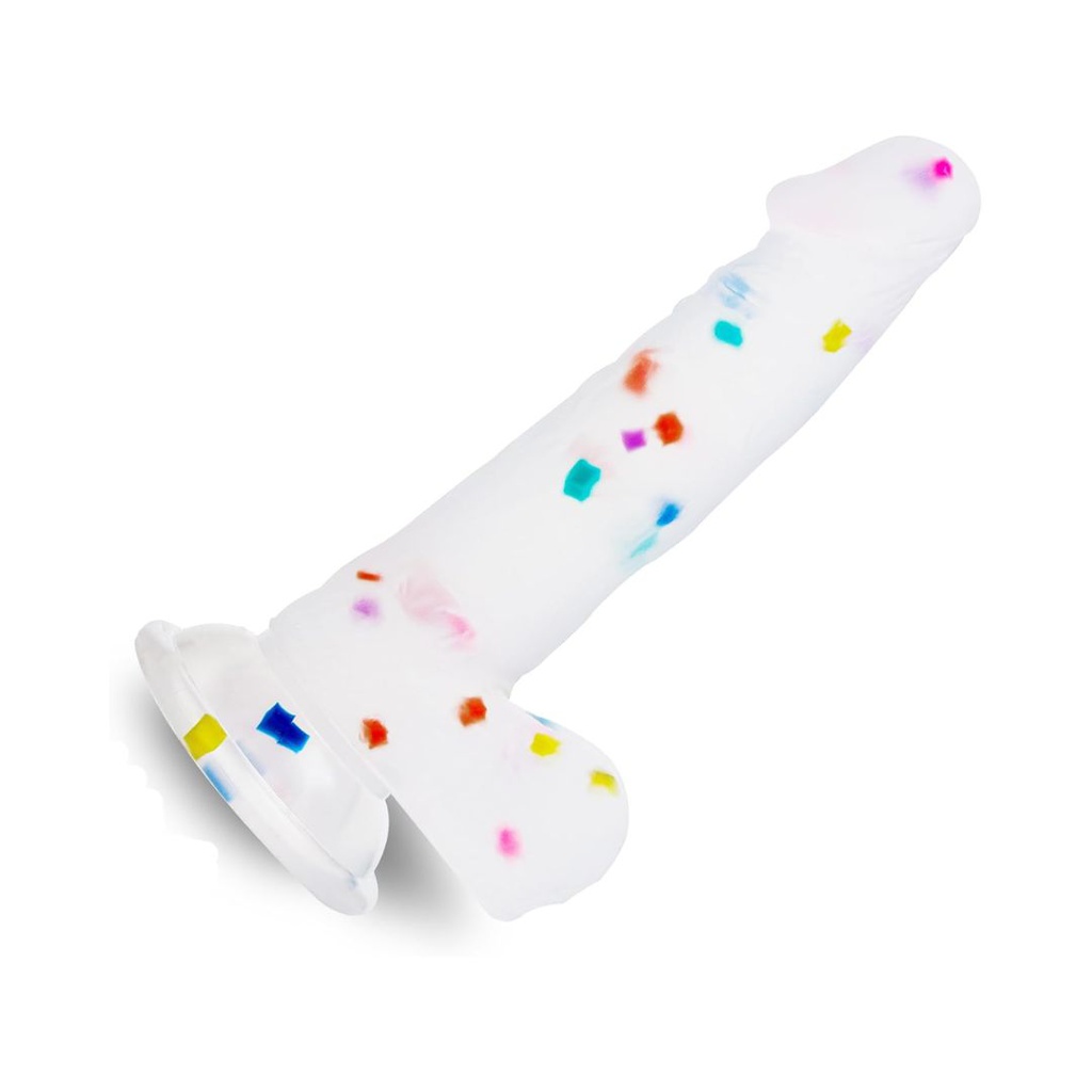 DILDO LOLLY TRANSPARENTE 15CM