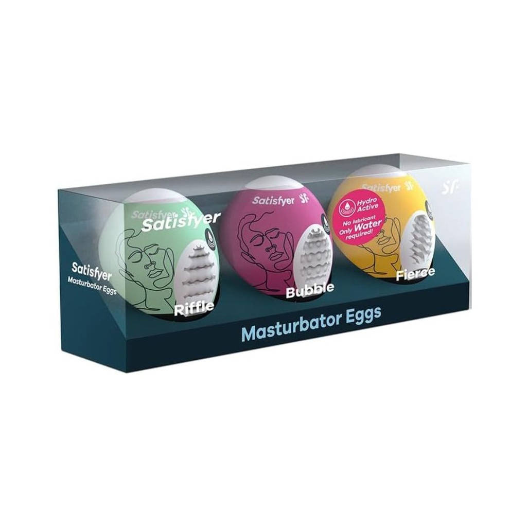 MASTURBADOR HUEVO SATISFYER CON TEXTURAS