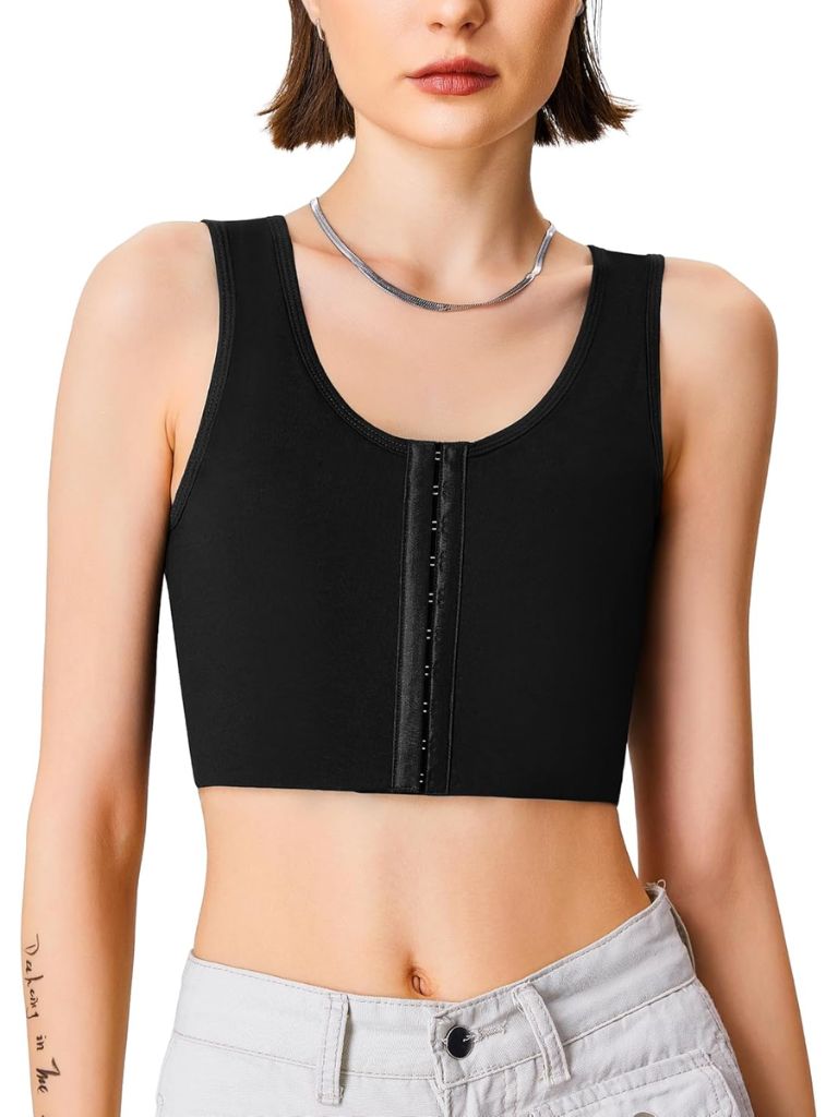 FAJA COMPRESORA DE PECHO NEGRA