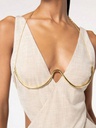 COLLAR CON CONTORNO DORADO