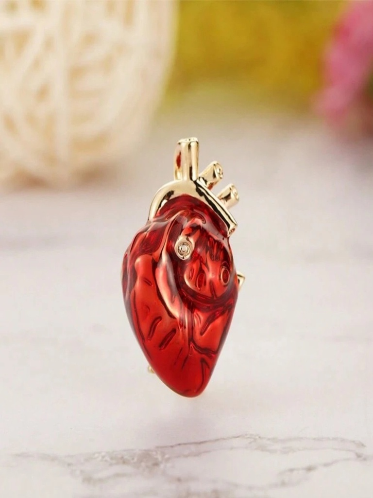 PIN DE CORAZÓN REALISTA