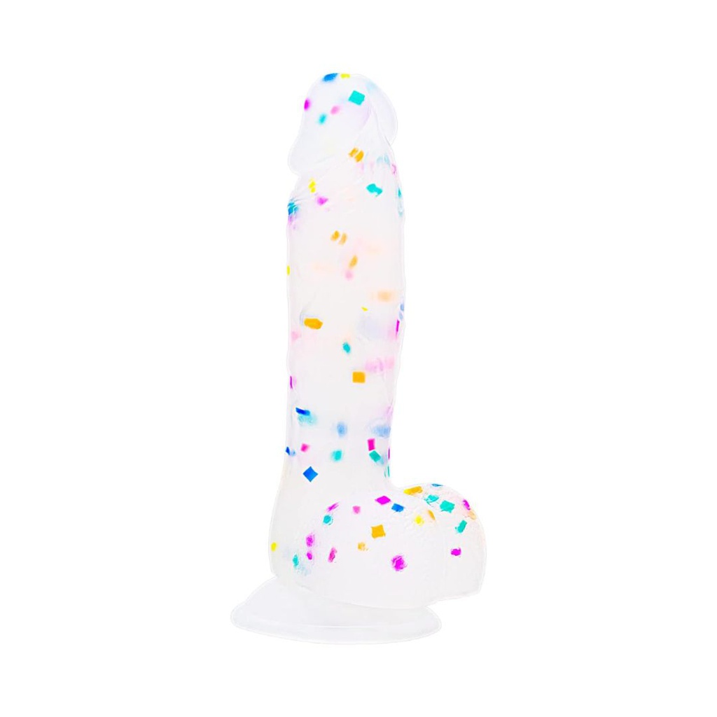 DILDO LOLLY 2.0 TRANSPARENTE 20CM