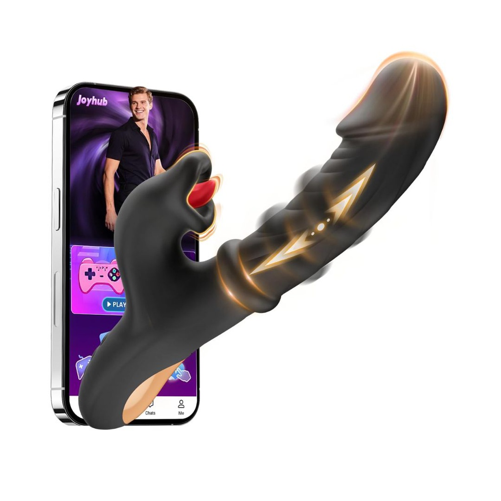 VIBRADOR DILDO CRAZY CON ESTIMULADOR DE CLITORIS