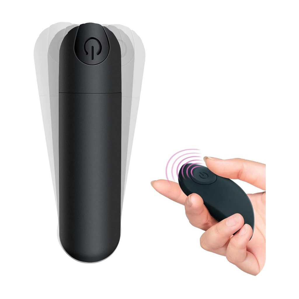VIBRADOR BLACK BALA CON CONTROL