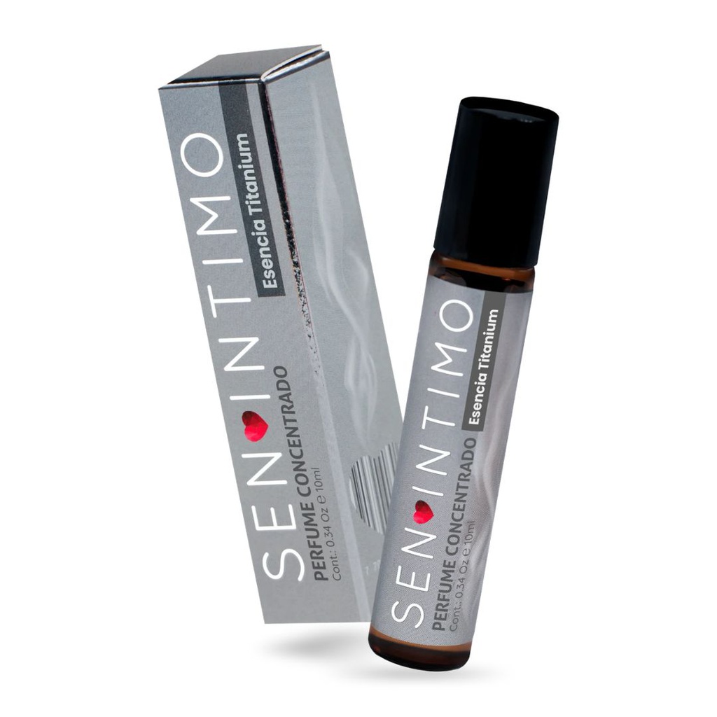 PERFUME SEN INTIMO TITANIUM CON PHEROMONAS MASCULINAS 10ML