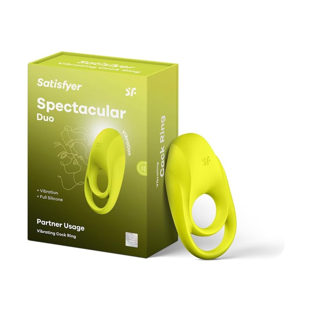‎ANILLO VIBRADOR SPECTACULAR DUO SATISFYER