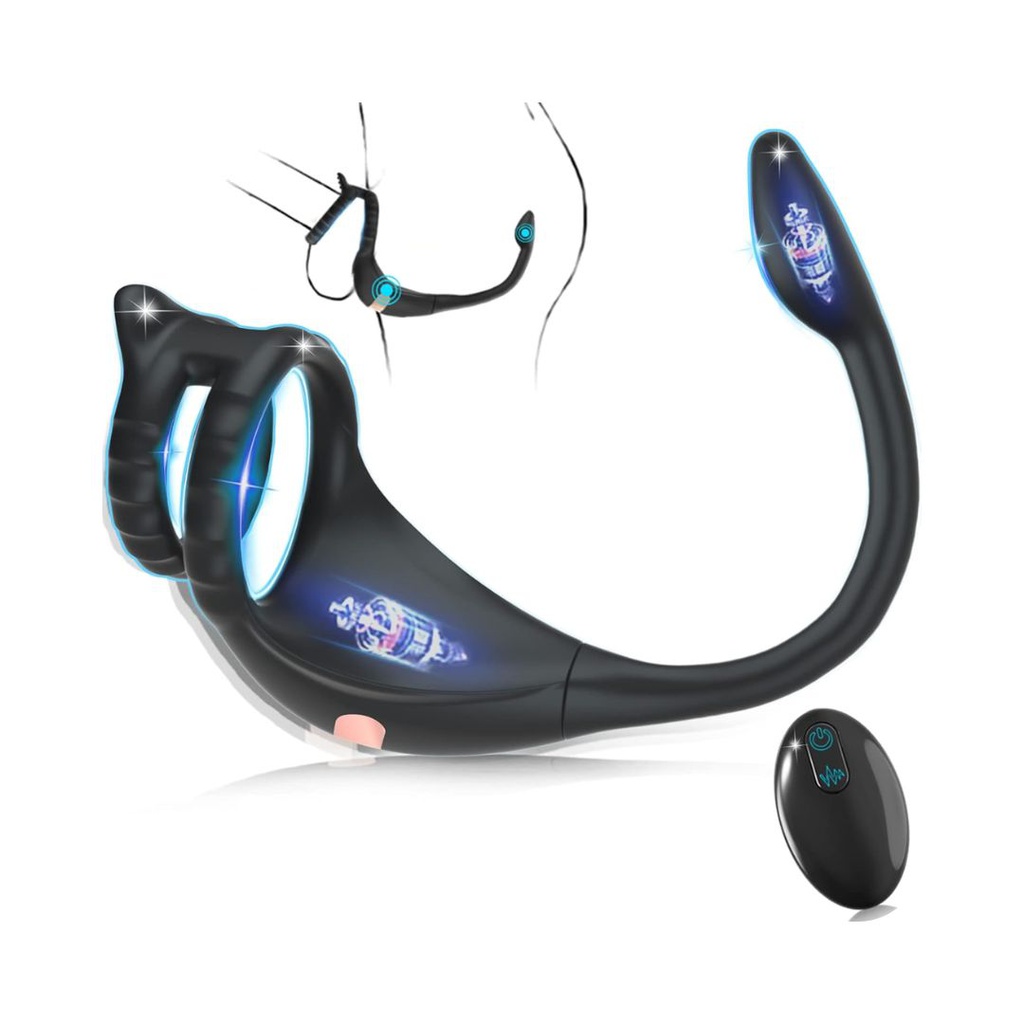 ‎ANILLO VIBRADOR SNAKE DE PUNTOS G CON CONTROL