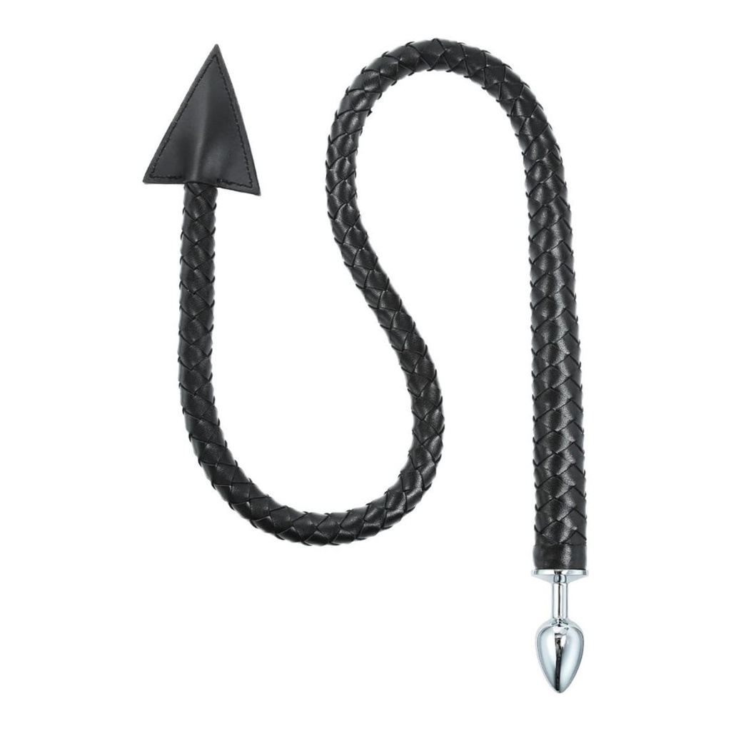 PLUG COLA DE DIABLO DE CUERO SINTÉTICO