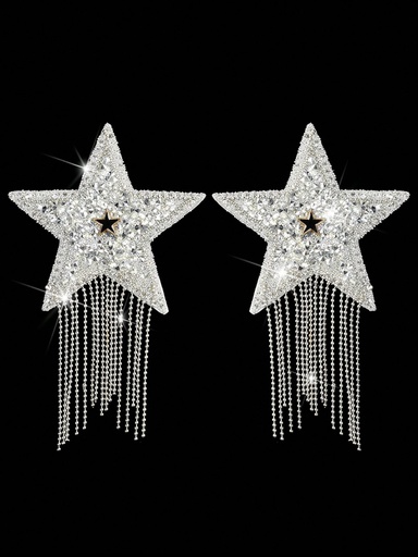 PEZONERAS DE ESTRELLA CON DIAMANTES