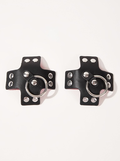 PEZONERAS DE CUERINA NEGRAS