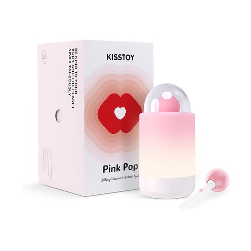 VIBRADOR DE CLÍTORIS Y LÁMPARA NOCTURNA KISSTOY