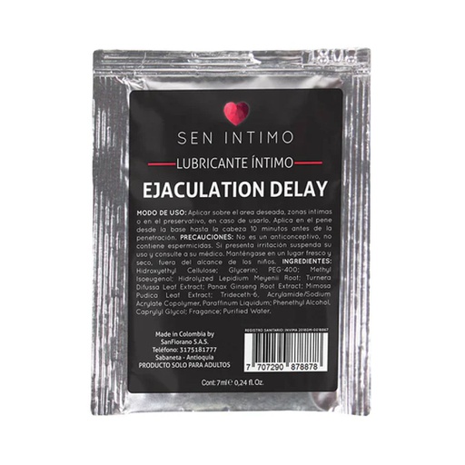 SOBRE DE GEL SEN INTIMO RETARDANTE 7ML