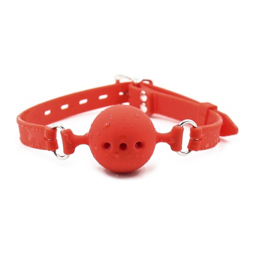 MORDAZA DE BOLA TRANSPIRABLE DE SILICONA