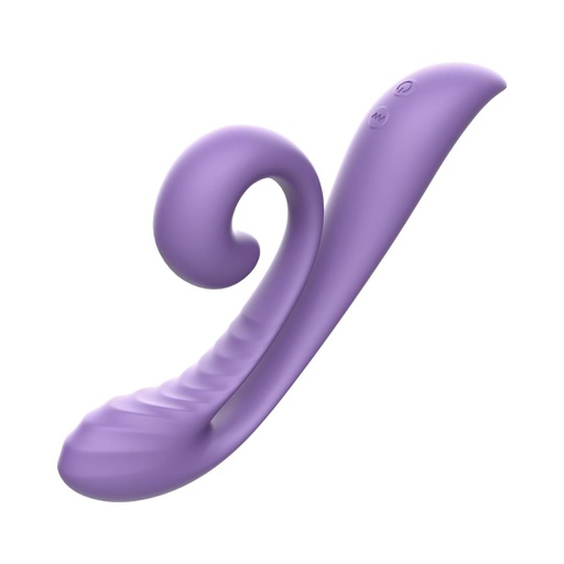 VIBRADOR DILDO SPIRAL Y ESTIMULADOR DE CLITORIS TRACYS DOG