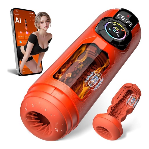 MASTURBADOR AUTOMÁTICO CON CALEFACCIÓN PARA SEXTING (APP)
