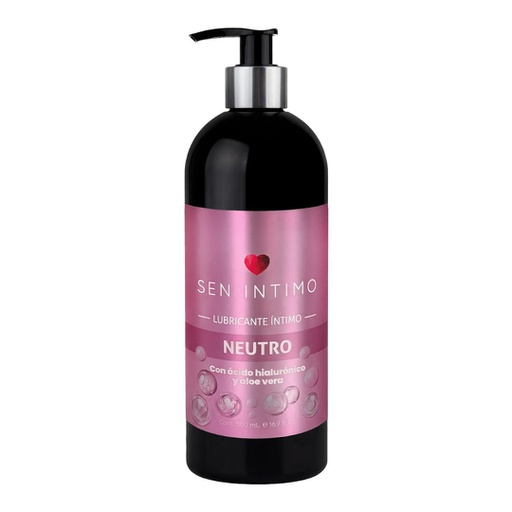 LUBRICANTE SEN INTIMO NEUTRO CON ACIDO HIALURONICO Y ALOE VERA 500ML