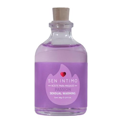 ACEITE SEN INTIMO PASSION CALIENTE PARA MASAJES 60ML