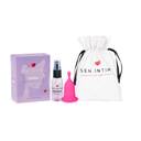 KIT COPA MENSTRUAL SILICONA MÉDICA SEN INTIMO